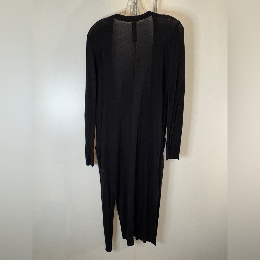 Mondetta Black Split-Hem Long Knit Cardigan - Picture 7 of 7